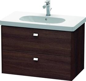 Duravit Waschtischunterbau BRIOSO Griffe chr 563x820x469mm kastanie dunkel