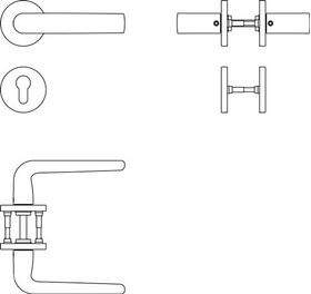 Rosettengrt.12 1076 Alu.0105 rd.WC-R8 DIN L/R D/D FSB