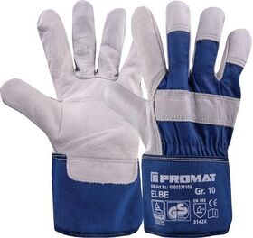 Handschuhe Elbe Gr.10 blau EN 388 PSA II PROMAT - VPE: 12