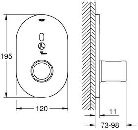 Grohe Infr-Elek. EUROSMART CE SPECIAL chr