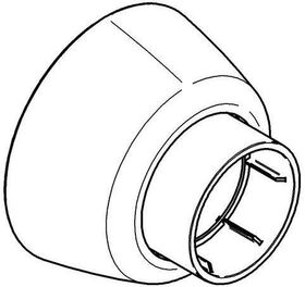 EICHELBERG Wandrosette konisch,für EHM und Thermostate, chrom