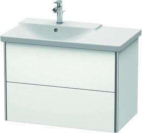 Duravit Waschtischunterbau XSQUARE Becken links 565x810x473mm weiß matt