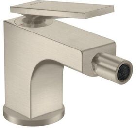 Einhebel-Bidetmischer AXOR CITTERIO m ZAG Hebelgriff brushed nickel