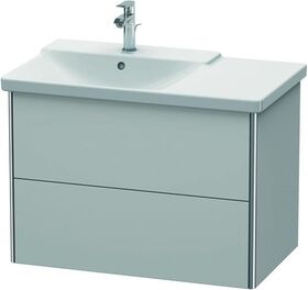 Duravit Waschtischunterbau XSQUARE Be li 565x810x473mm Nord. we seidenmatt