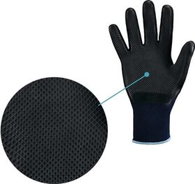 Handschuhe GRIDSTER Gr.9 dunkelblau/schwarz EN 388,EN 407 PSA II STRONGHAND - VPE: 12