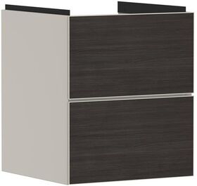 HG Waschtischunterschrank Xevolos E 480x555x475mm Ko Sandb. ma Fr Ei deunkel