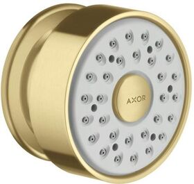 Seitenbrause AXOR 1jet DN 15, runde Rosette brushed gold optic