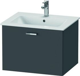 Duravit Waschtischunterbau XBASE 1 Auszug 440x600x475mm graphit matt