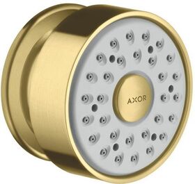 Seitenbrause AXOR 1jet DN 15, runde Rosette brushed brass