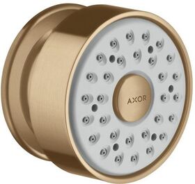 Seitenbrause AXOR 1jet DN 15, runde Rosette brushed bronze