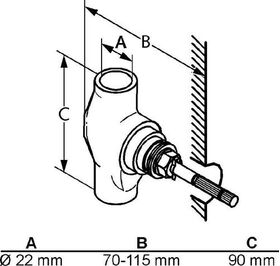 Kludi Unterputzventil Baus. 1 - Vormontage DN 15 Löt 18mm