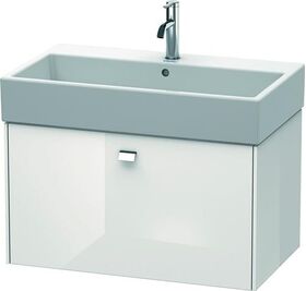 Duravit Waschtischunterbau BRIOSO Griff chrom 442x784x459mm weiß hochglanz