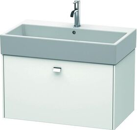 Duravit Waschtischunterbau BRIOSO Griff chrom 442x784x459mm weiß matt