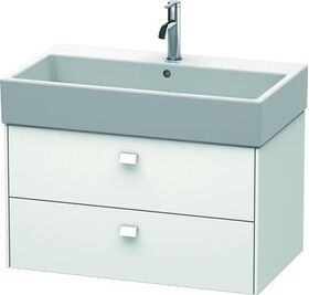 Duravit Waschtischunterbau BRIOSO Griffe Frontfarbe 442x784x459mm we matt