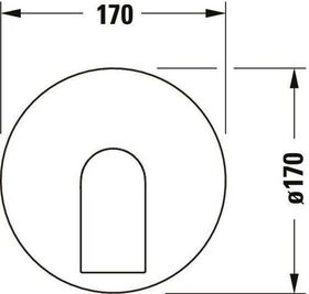 Duravit Fertigmontageset Tulum by Starck Einhebel-Brausemischer, Unterputz chrom