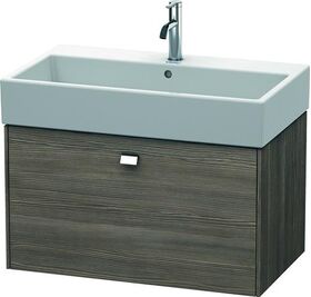 Duravit Waschtischunterbau BRIOSO Griff chrom 442x784x459mm pine terra