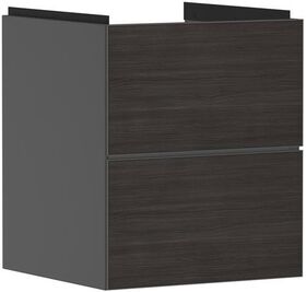 HG Waschtischunterschrank Xevolos E 480x555x475mm Ko sch-gr ma Fr Ei deunkel