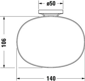 Duravit Seifenhalter STARCK T inkl. Glas weiß matt gold poliert