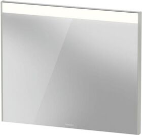 Duravit Spiegel BRIOSO 820x35mm, mit Beleuchtung betongrau matt