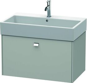 Duravit Waschtischunterbau BRIOSO Griff chrom 442x784x459mm betongrau matt