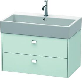 Duravit Waschtischunterbau BRIOSO Griffe chr 442x784x459mm lichtblau matt