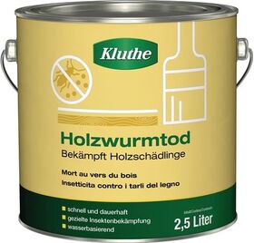 Holzschutzmittel Holzwurmtod farblos 2,5l Dose KLUTHE