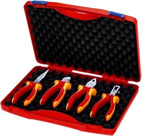 Zangensatz Kompakt-Box Inh.4tlg.VDE Kunststoffkoffer KNIPEX