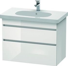 Duravit Waschtischunterbau DURASTYLE 453x800x610mm basalt matt/weiß matt