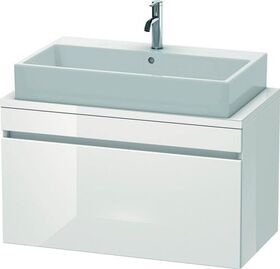 Duravit Konsolenunterschrank DURASTYLE 512x900x478mm nussbaum dunkel/weiß matt