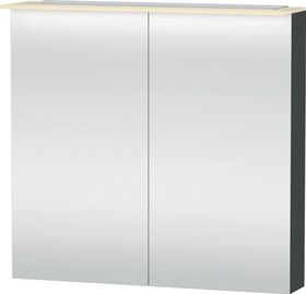 Duravit Spiegelschrank X-LARGE 138x800x760mm graphit matt