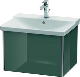 Duravit Waschtischunterbau XSQUARE 405x610x473mm dolomiti grey hochglanz