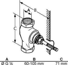 Kludi Unterputzventil Baus. 1 - Vormontage DN 15 G-anschl G 1/