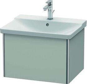 Duravit Waschtischunterbau XSQUARE 405x610x473mm betongrau matt