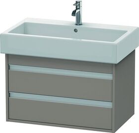 Duravit Waschtischunterbau KETHO 440x750x410mm basalt matt