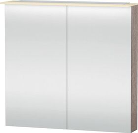 Duravit Spiegelschrank X-LARGE 138x800x760mm eiche kaschmir