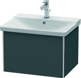 Duravit Waschtischunterbau XSQUARE 405x610x473mm graphit matt