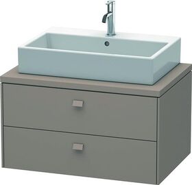 Duravit Konsolenunterschrank BRIOSO Griffe Frontfarbe 442x820x550mm bas matt