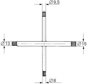 Grohe Kreuz-Riefeschlüssel