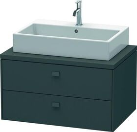 Duravit Konsolenunterschrank BRIOSO Griffe Frontfarbe 442x820x550mm grap ma