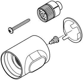 Grohe Temperaturwählgriff für Grohtherm 500 chrom