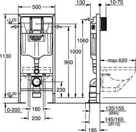 Grohe WC-Element RAPID SL Spülkasten GD 2