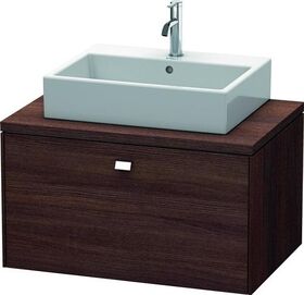 Duravit Konsolenunterschrank BRIOSO Gri chrom 442x820x550mm kastanie dunkel