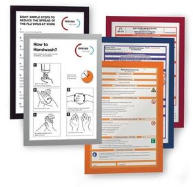 Magnetrahmen DIN A4 silber selbstklebende Rückenfolie 2 St./VE DURABLE