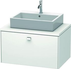 Duravit Konsolenunterschrank BRIOSO Griff chrom 442x820x550mm weiß matt