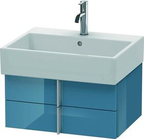 Duravit Waschtischunterbau VERO AIR 298x584x431mm stone blue hochglanz