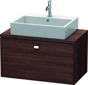 Duravit Konsolenunterschrank BRIOSO Gri chrom 442x820x480mm kastanie dunkel