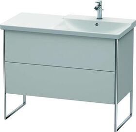 Duravit Waschtischunterbau XSQUARE Be re 805x1010x473mm Nord. we seidenmatt