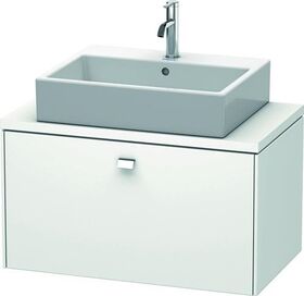 Duravit Konsolenunterschrank BRIOSO Griff chrom 442x820x480mm weiß matt