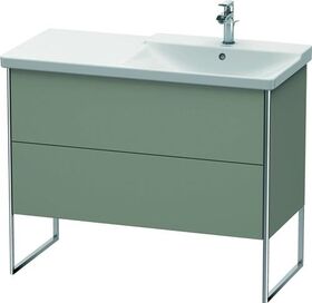 Duravit Waschtischunterbau XSQUARE Be re 805x1010x473mm Steingr seidenmatt