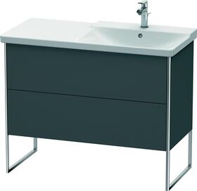 Duravit Waschtischunterbau XSQUARE Be rechts 805x1010x473mm graphit matt